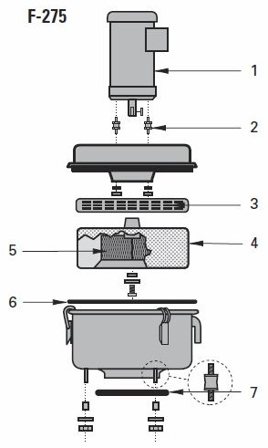 Royal Filtermist F-275 Diagram