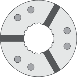 Royal QG-52 Round Serrated Collet (Inch)