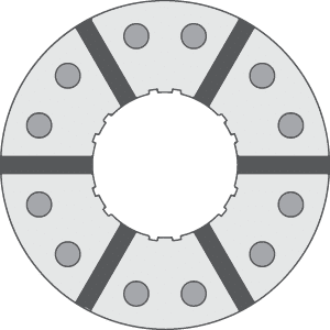 Royal QG-80 Round Serrated Collet (Inch)