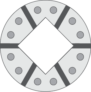 Royal QG-100 Square Collet