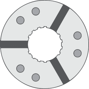 Royal Products QG-65 Round Serrated Collet