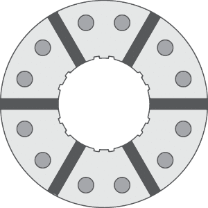Royal Products QG-80 Round Serrated Collet